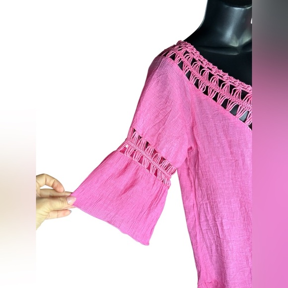 Ekouaer Womens pink Cover Up Swimsuit Dress sz M preloved in excellent condition - Picture 2 of 7